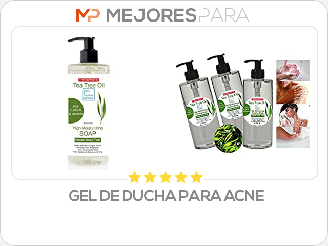 gel de ducha para acne