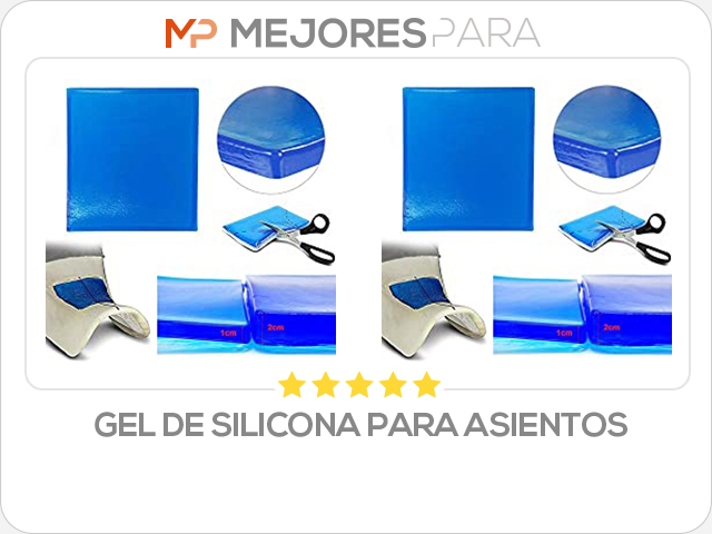 gel de silicona para asientos