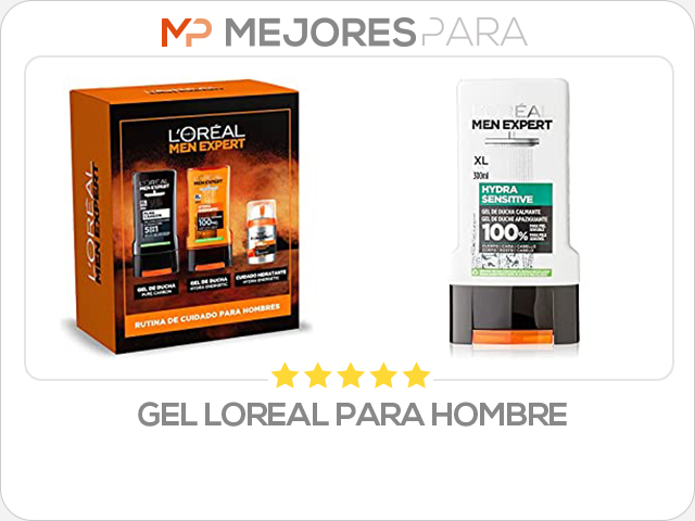 gel loreal para hombre