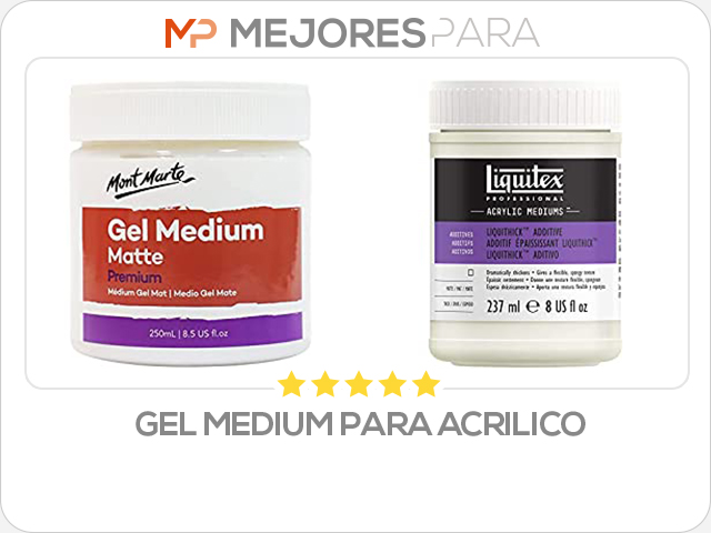 gel medium para acrilico