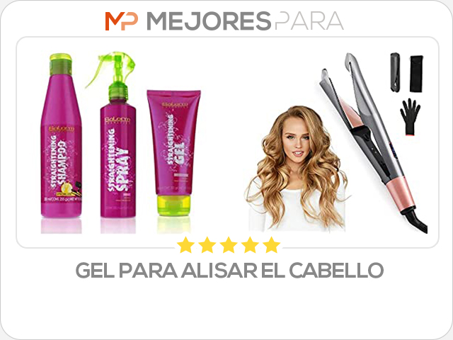 gel para alisar el cabello