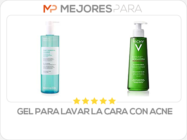 gel para lavar la cara con acne