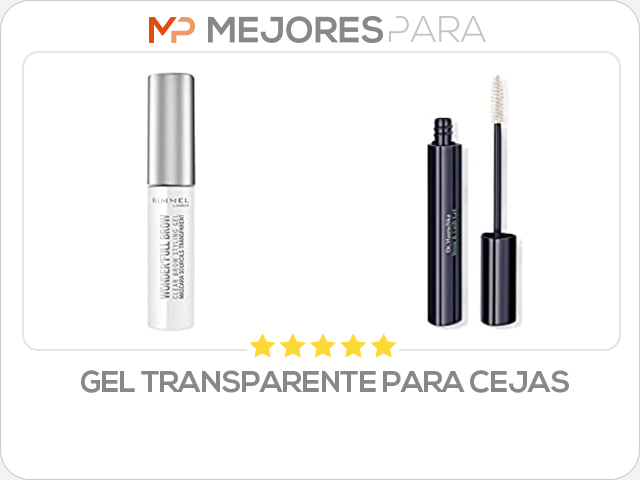 gel transparente para cejas