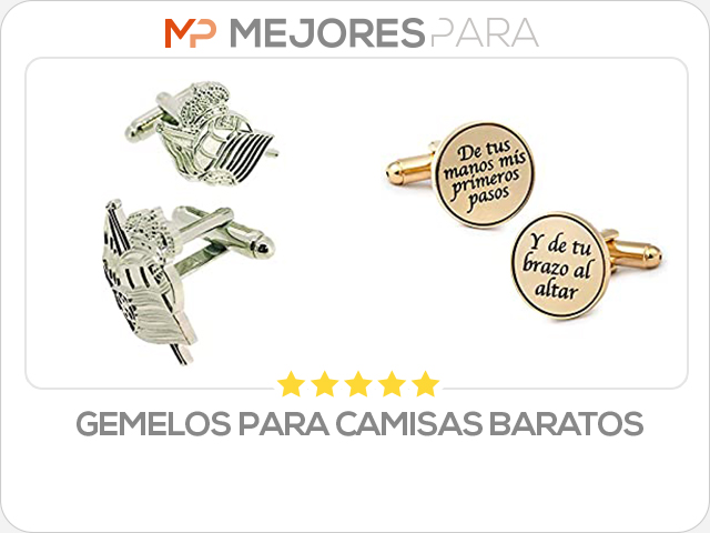 gemelos para camisas baratos