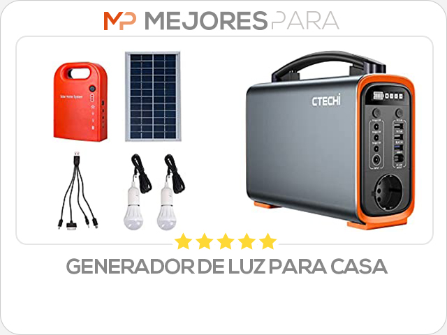 generador de luz para casa