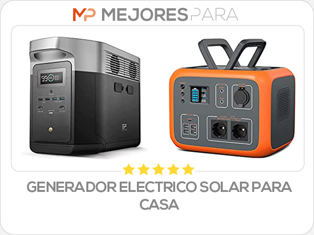 generador electrico solar para casa