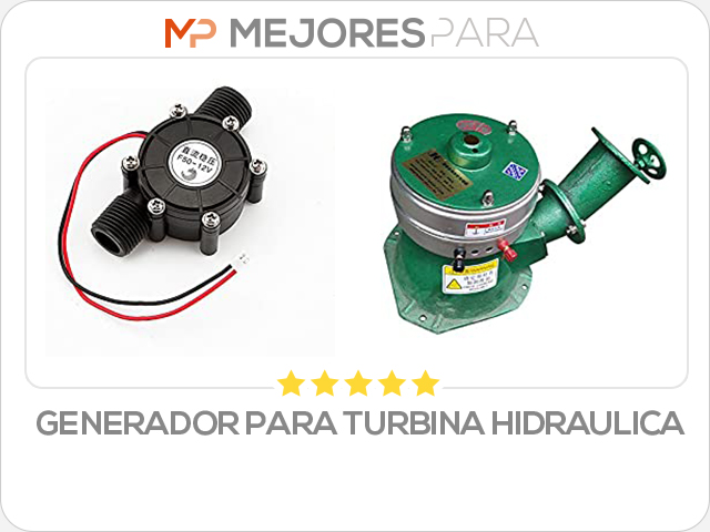 generador para turbina hidraulica