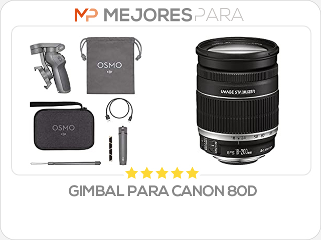 gimbal para canon 80d