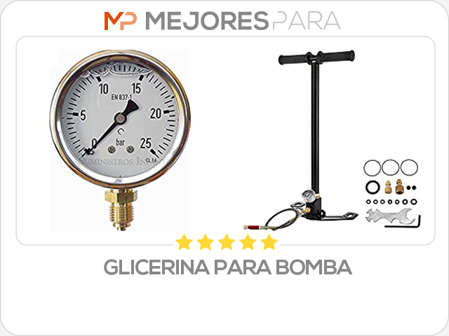 glicerina para bomba