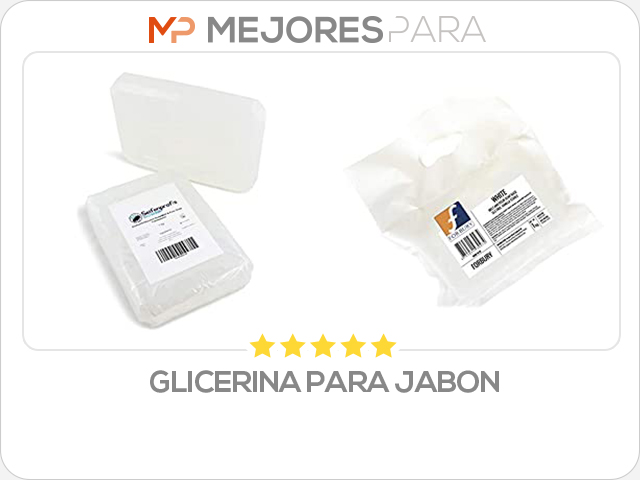 glicerina para jabon