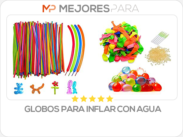 globos para inflar con agua