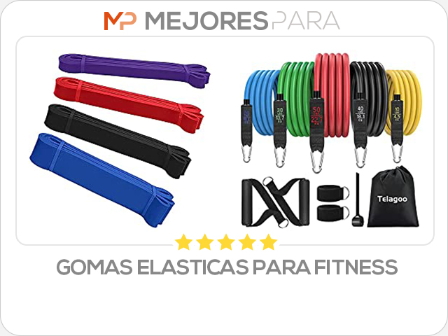 gomas elasticas para fitness