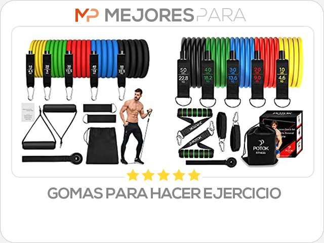 gomas para hacer ejercicio