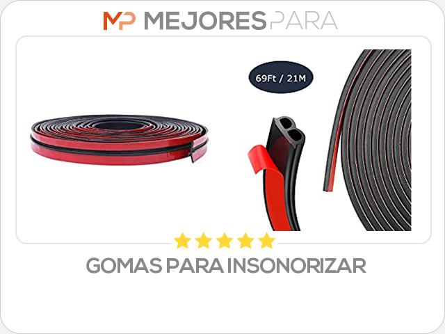 gomas para insonorizar