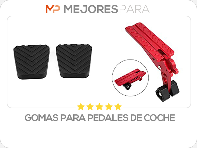 gomas para pedales de coche