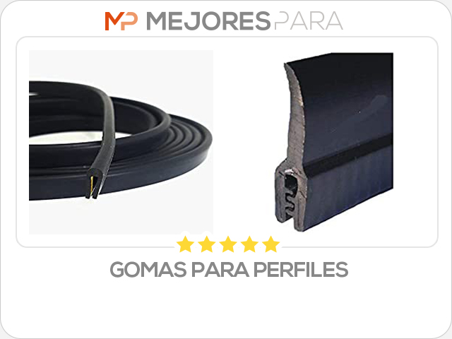 gomas para perfiles