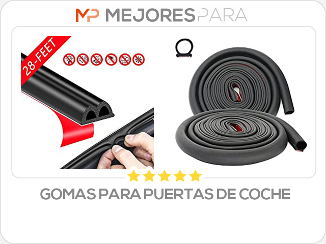 gomas para puertas de coche