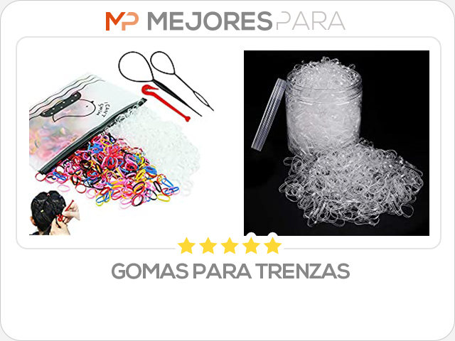 gomas para trenzas