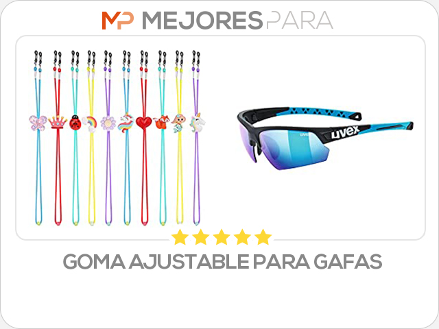 goma ajustable para gafas