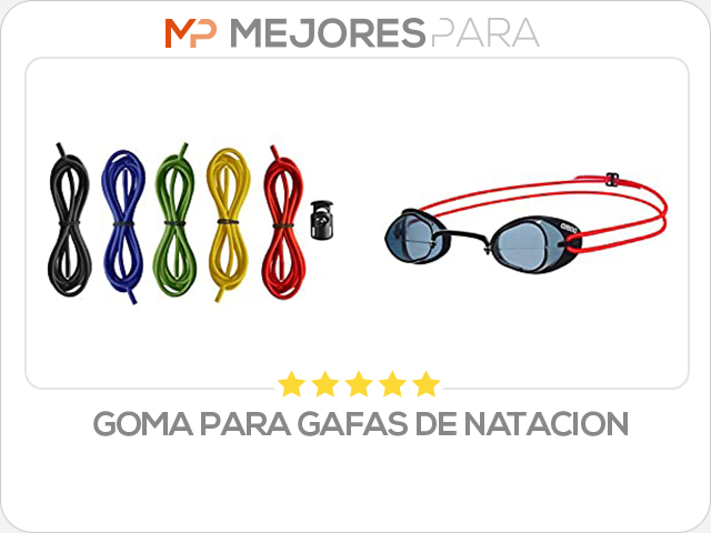 goma para gafas de natacion