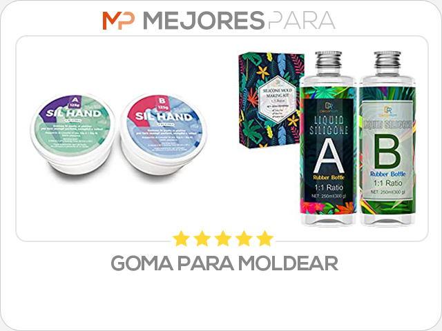 goma para moldear