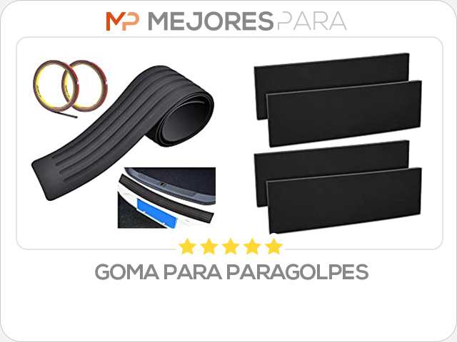 goma para paragolpes