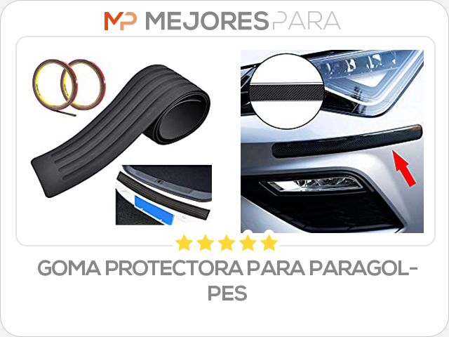 goma protectora para paragolpes