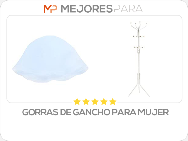 gorras de gancho para mujer