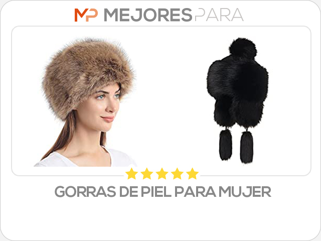 gorras de piel para mujer