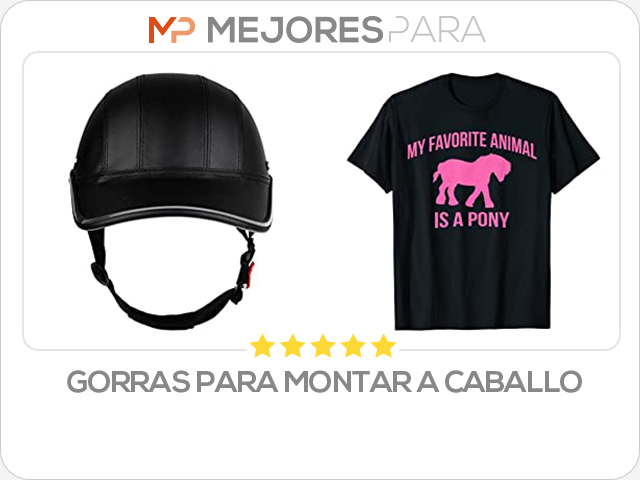 gorras para montar a caballo