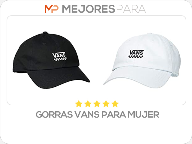 gorras vans para mujer