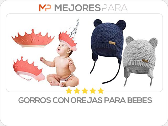 gorros con orejas para bebes