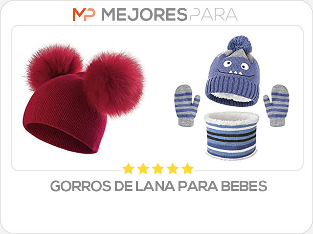 gorros de lana para bebes