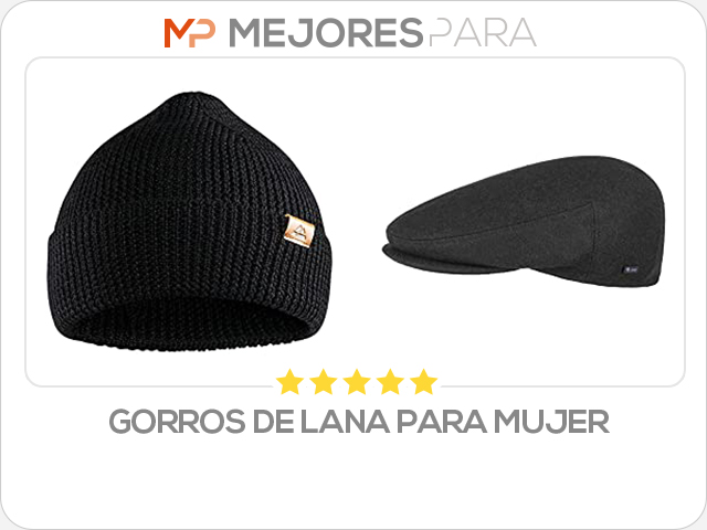 gorros de lana para mujer