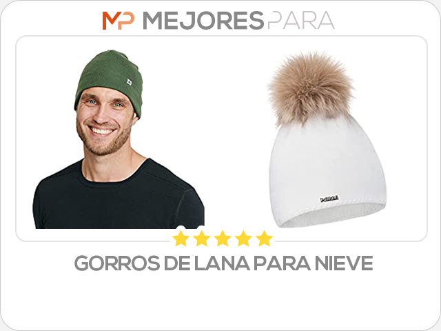 gorros de lana para nieve