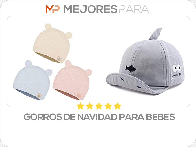 gorros de navidad para bebes