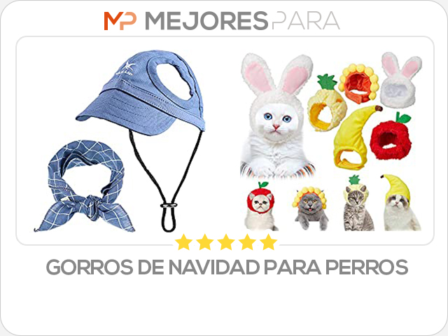 gorros de navidad para perros