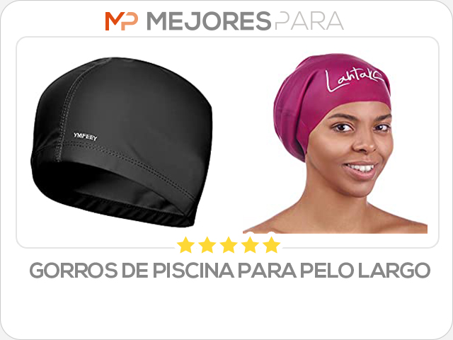 gorros de piscina para pelo largo