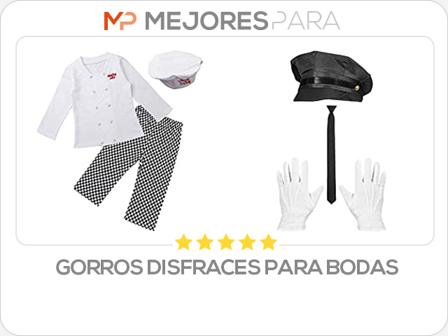 gorros disfraces para bodas