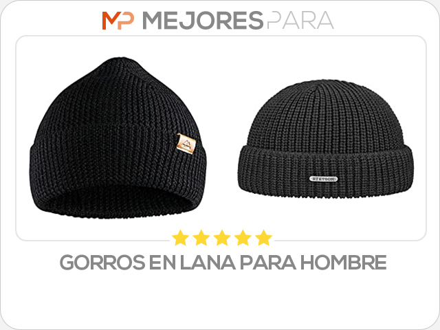 gorros en lana para hombre