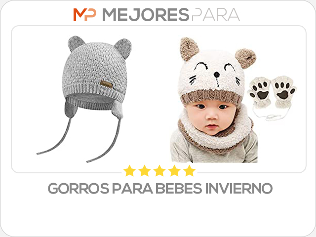 gorros para bebes invierno