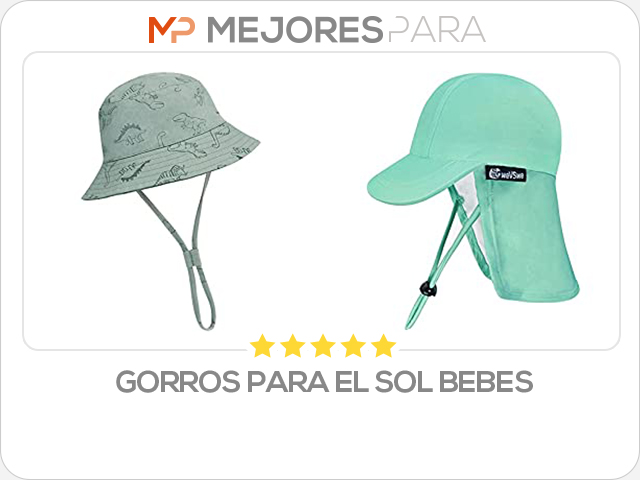 gorros para el sol bebes