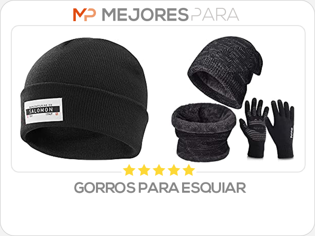 gorros para esquiar