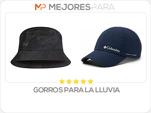 gorros para la lluvia