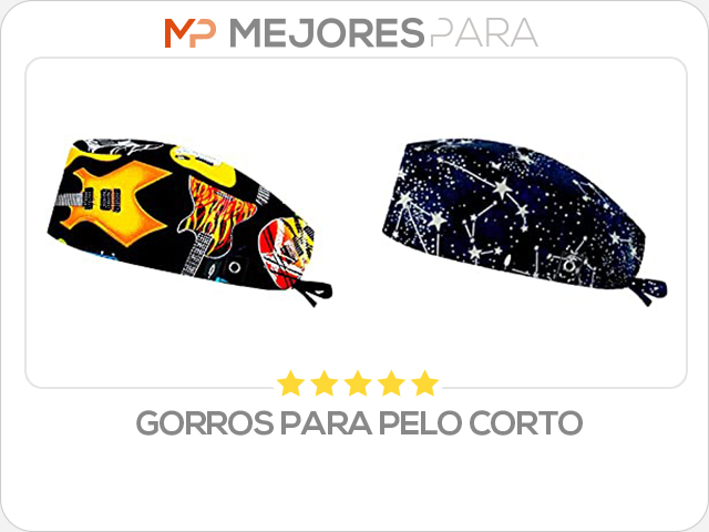 gorros para pelo corto