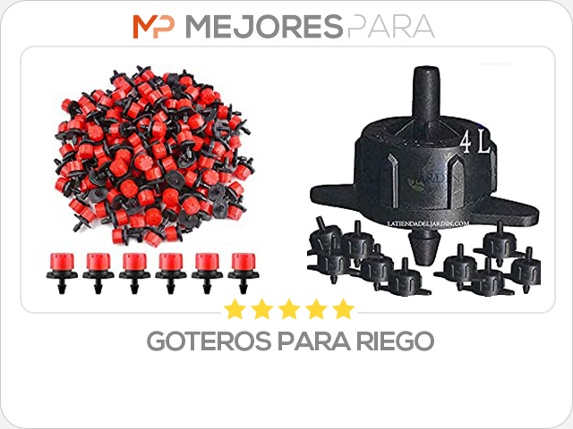 goteros para riego