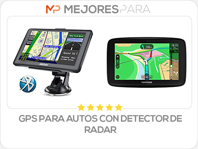 gps para autos con detector de radar