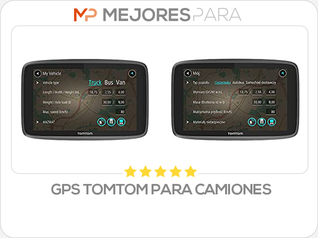 gps tomtom para camiones