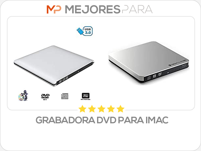 grabadora dvd para imac