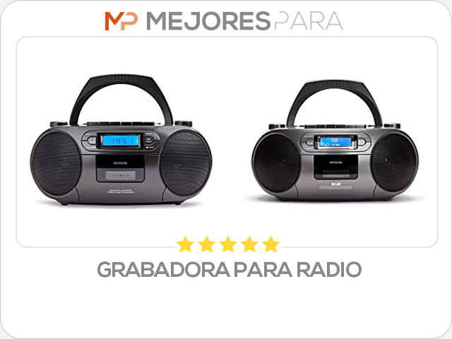 grabadora para radio